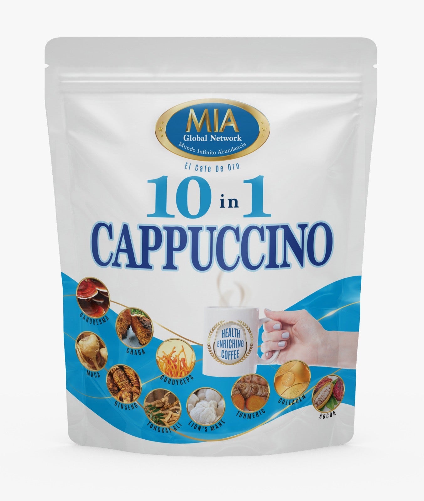 CAFÉ CAPUCHINO MÍA GLOBAL QUE CAMBIARA TU VIDAD 